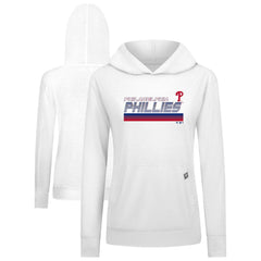 Philadelphia Phillies Levelwear Women's Relay Breaker Pullover Hoodie - MLB Hoodies