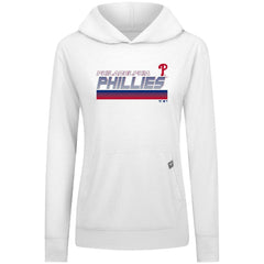 Philadelphia Phillies Levelwear Women's Relay Breaker Pullover Hoodie - MLB Hoodies