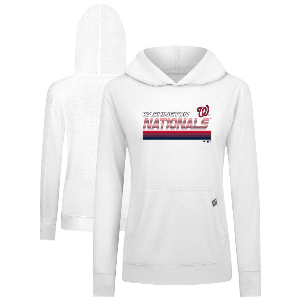 Washington Nationals Levelwear Women's Relay Breaker Pullover Hoodie - MLB Hoodies