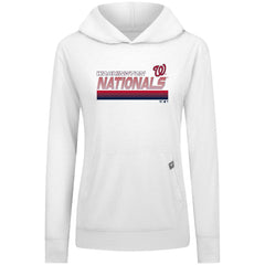 Washington Nationals Levelwear Women's Relay Breaker Pullover Hoodie - MLB Hoodies