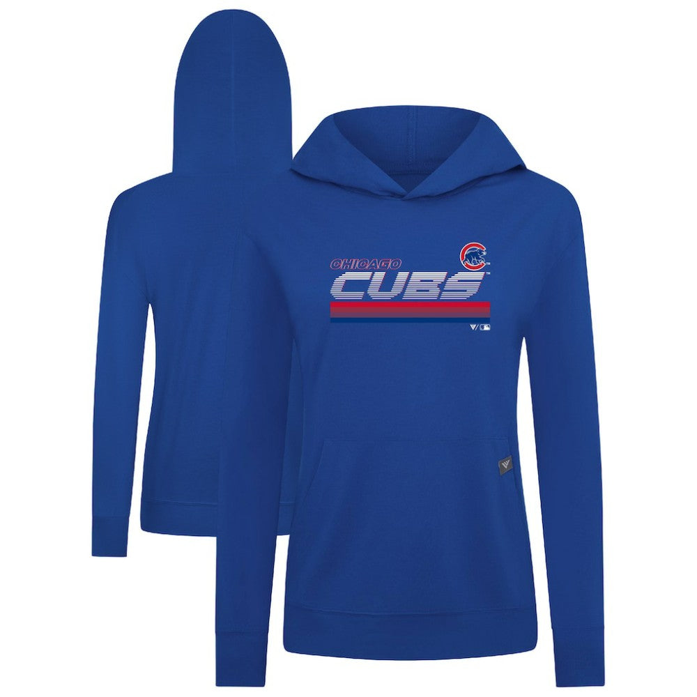 Chicago Cubs Levelwear Women's Relay Breaker Pullover Hoodie - MLB Hoodies
