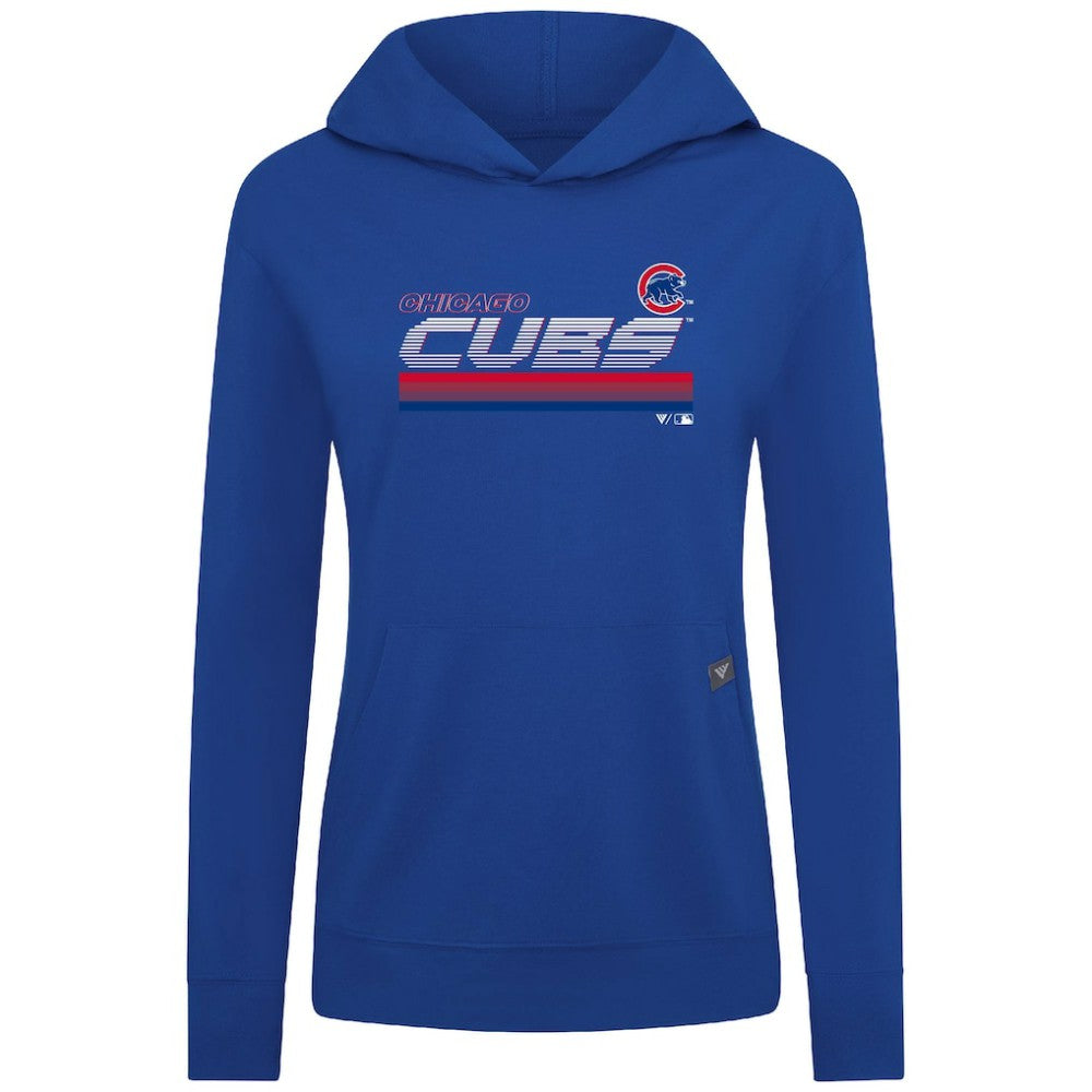Chicago Cubs Levelwear Women's Relay Breaker Pullover Hoodie - MLB Hoodies