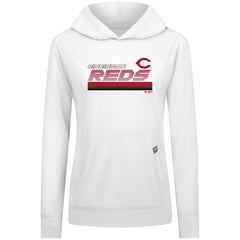 Cincinnati Reds Levelwear Women's Relay Breaker Pullover Hoodie - MLB Hoodies