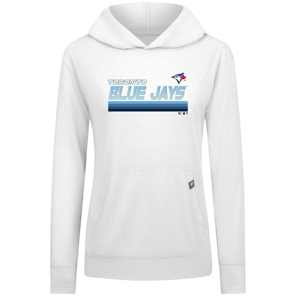 Toronto Blue Jays Levelwear Women's Relay Breaker Pullover Hoodie - MLB Hoodies
