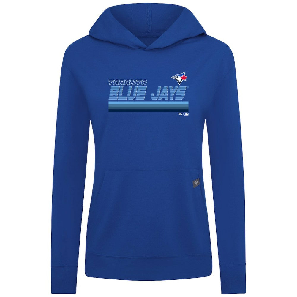 Toronto Blue Jays Levelwear Women's Relay Breaker Pullover Hoodie - MLB Hoodies