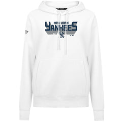 New York Yankees Levelwear Women's Adorn Retro 3D Pullover Hoodie - MLB Hoodies
