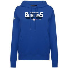 Toronto Blue Jays Levelwear Women's Adorn Retro 3D Pullover Hoodie - MLB Hoodies