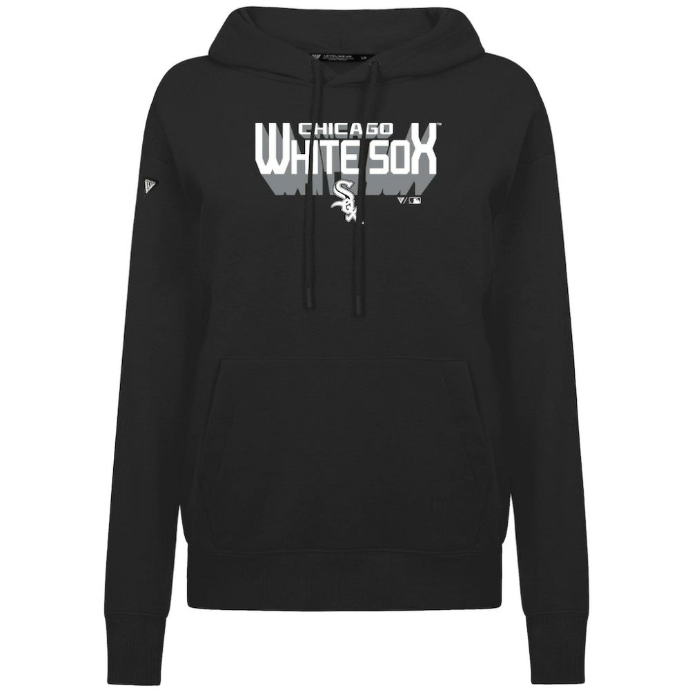 Chicago White Sox Levelwear Women's Adorn Retro 3D Pullover Hoodie - MLB Hoodies