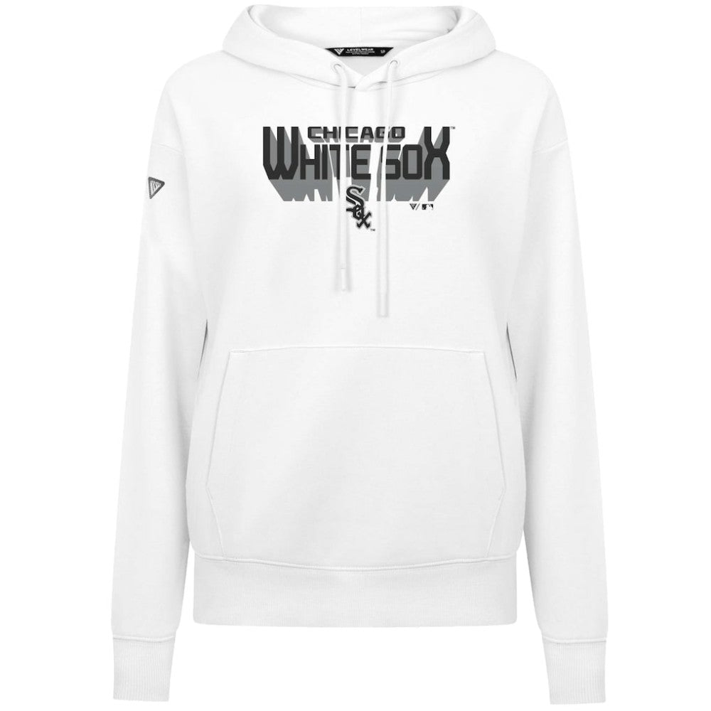 Chicago White Sox Levelwear Women's Adorn Retro 3D Pullover Hoodie - MLB Hoodies