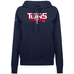 Minnesota Twins Levelwear Women's Adorn Retro 3D Pullover Hoodie - MLB Hoodies