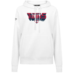 Minnesota Twins Levelwear Women's Adorn Retro 3D Pullover Hoodie - MLB Hoodies