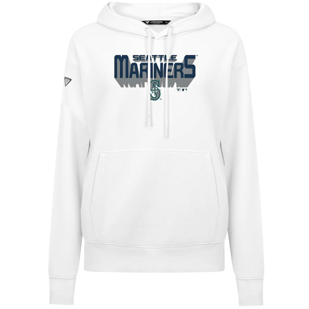 Seattle Mariners Levelwear Women's Adorn Retro 3D Pullover Hoodie - MLB Hoodies
