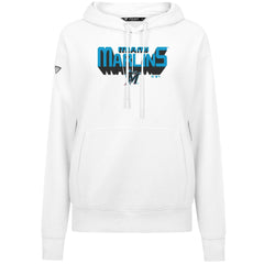 Miami Marlins Levelwear Women's Adorn Retro 3D Pullover Hoodie - MLB Hoodies