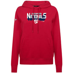 Washington Nationals Levelwear Women's Adorn Retro 3D Pullover Hoodie - MLB Hoodies