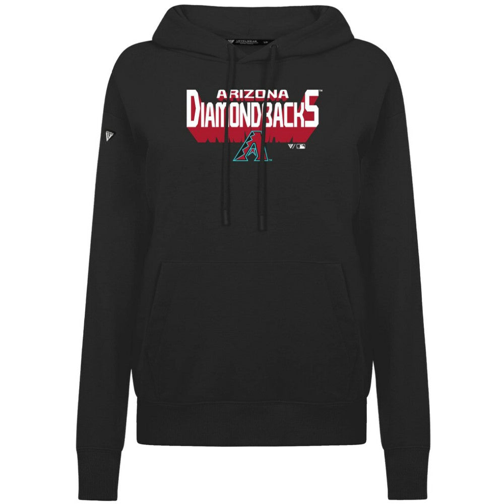 Arizona Diamondbacks Levelwear Women's Adorn Retro 3D Pullover Hoodie - MLB Hoodies