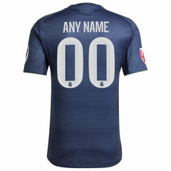 Real Madrid 2025/26 Away Custom Jersey