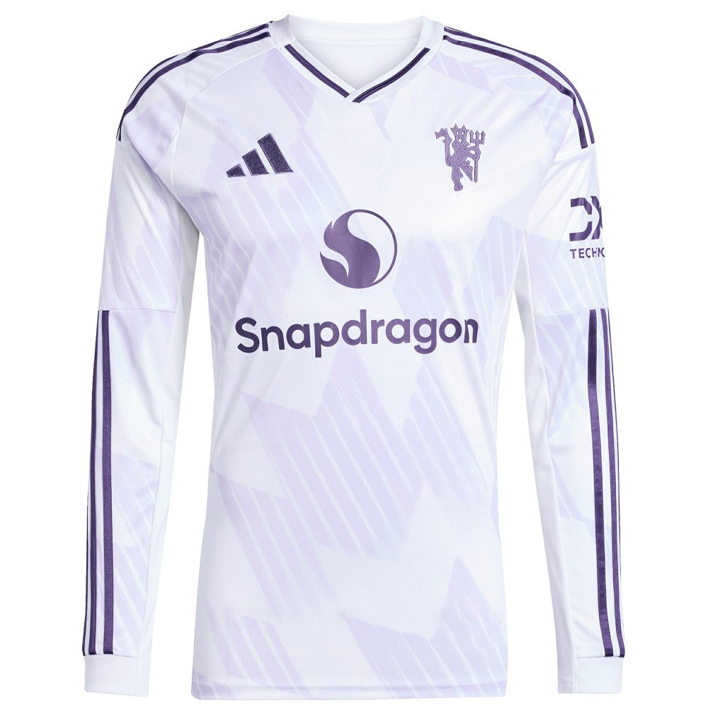 Manchester United 2025/26 Away Replica Long Sleeve Custom Jersey