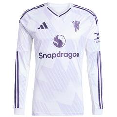 Manchester United 2025/26 Away Replica Long Sleeve Custom Jersey