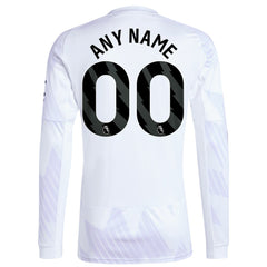 Manchester United 2025/26 Away Replica Long Sleeve Custom Jersey