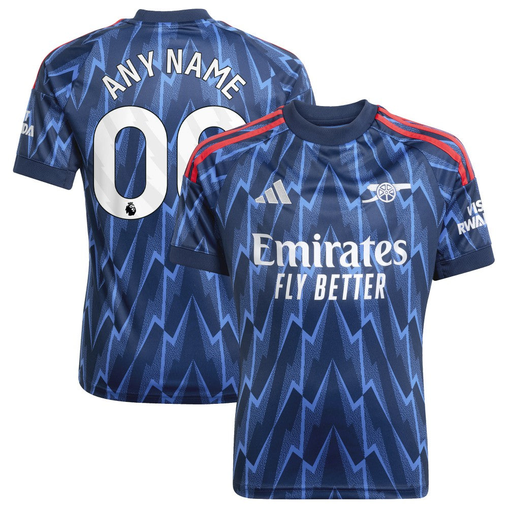 Arsenal Youth 2025/26 Away Replica Custom Jersey