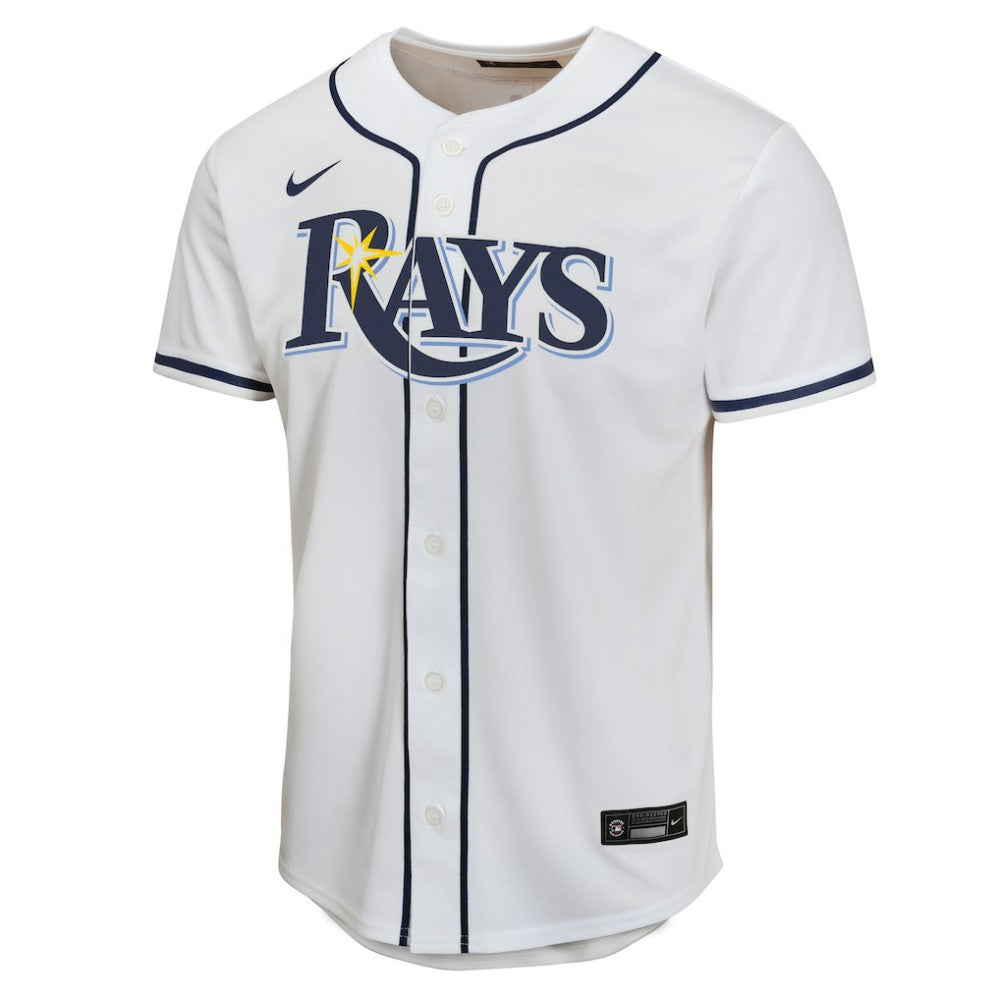 Junior Caminero Tampa Bay Rays Nike Youth Home Player Game Jersey - MLB Jerseys