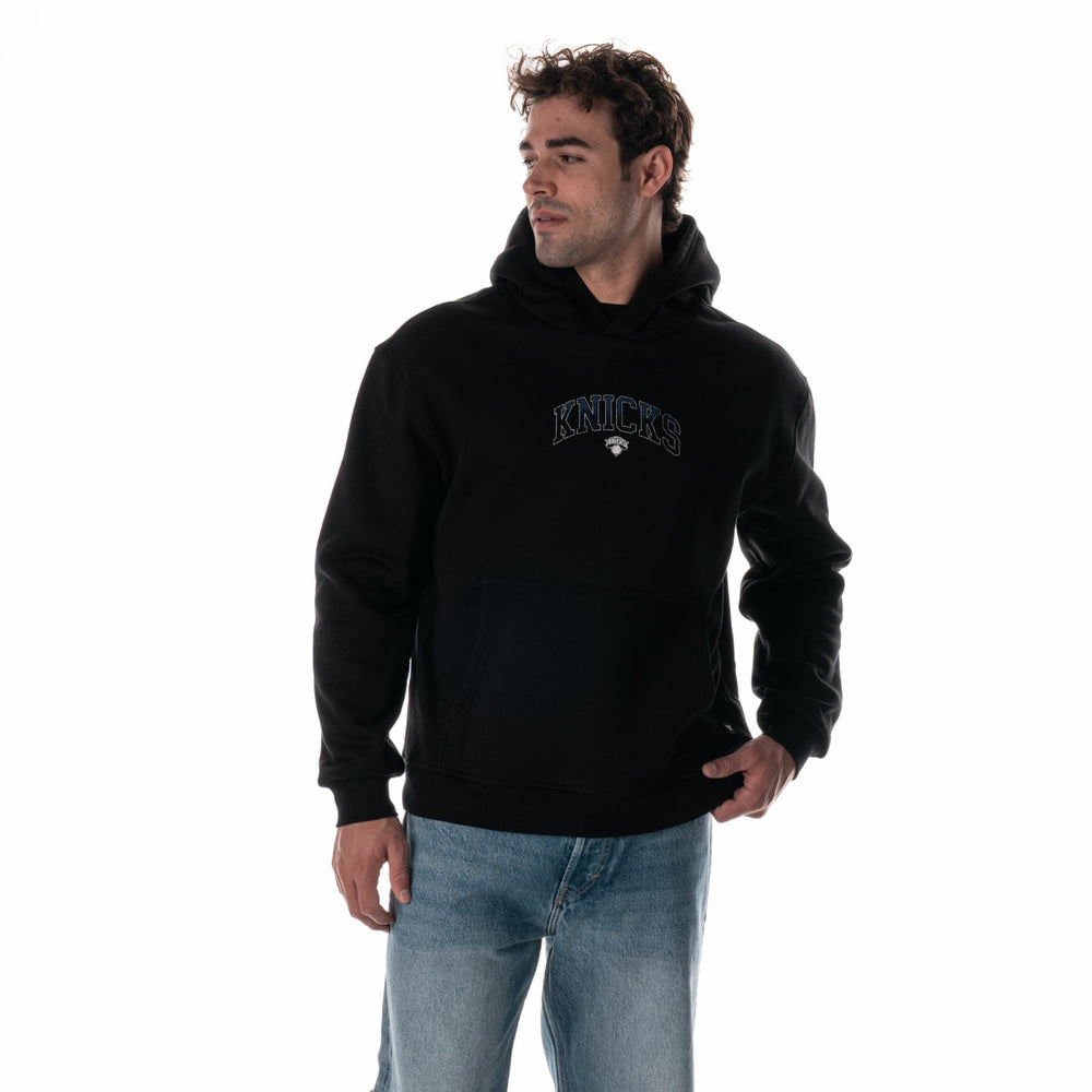 Black New York Knicks The Wild Collective Unisex Splatter Premium Hoodie | NBA