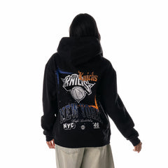 Black New York Knicks The Wild Collective Unisex Splatter Premium Hoodie | NBA