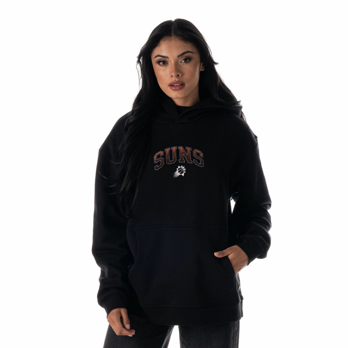 Black Phoenix Suns The Wild Collective Unisex 2025/26 City Edition Splatter Premium Hoodie | NBA