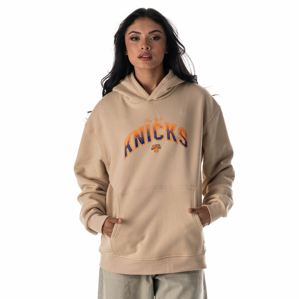 Tan New York Knicks The Wild Collective Unisex Mantra Premium Hoodie | NBA
