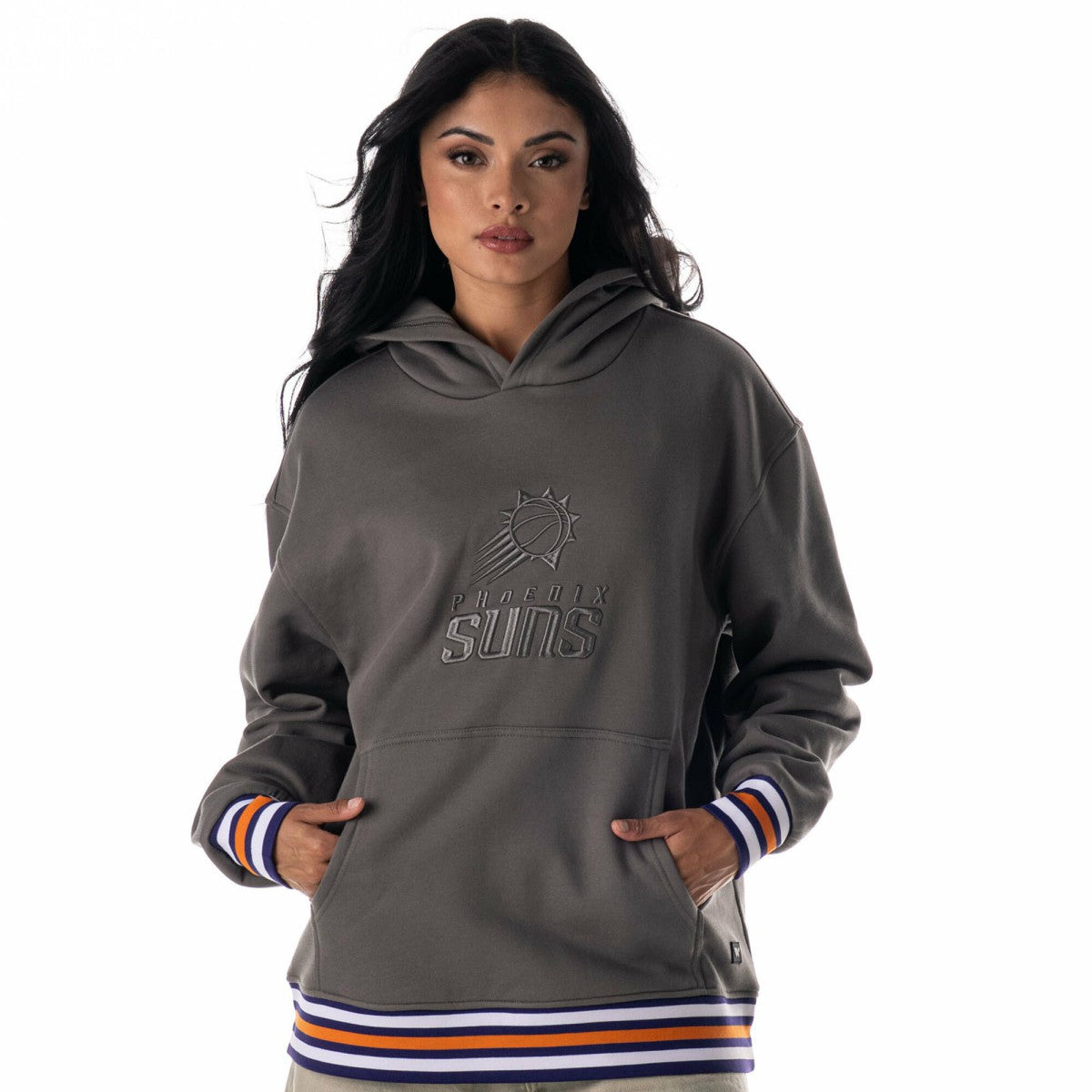 Charcoal Phoenix Suns The Wild Collective Unisex 2025/26 City Edition Custom Rib Tonal Premium Hoodie | NBA