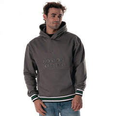 Charcoal Boston Celtics The Wild Collective Unisex Custom Rib Tonal Premium Hoodie | NBA