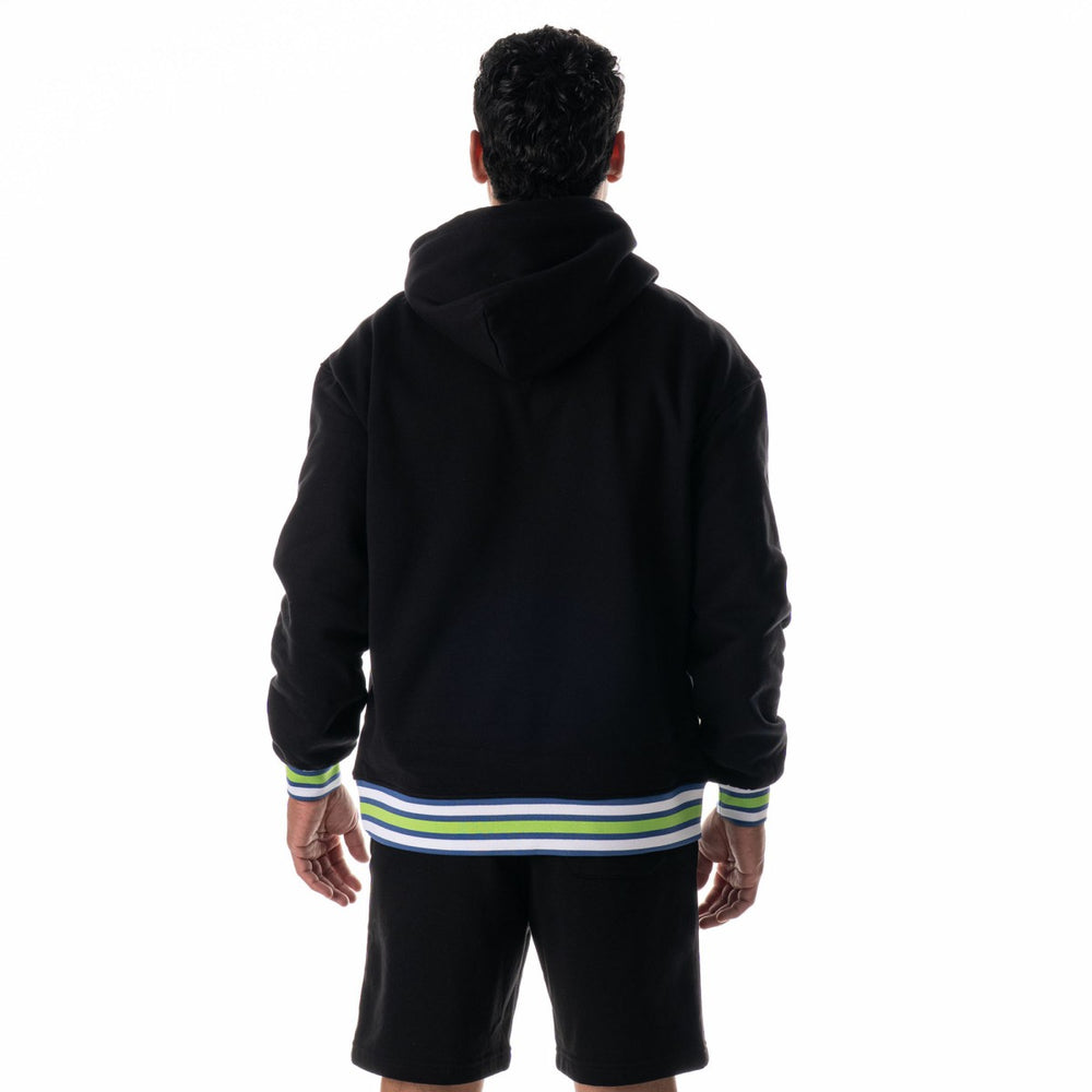 Black Minnesota Timberwolves The Wild Collective Unisex Custom Rib Tonal Premium Hoodie | NBA