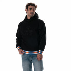 Black New York Knicks The Wild Collective Unisex Custom Rib Tonal Premium Hoodie | NBA