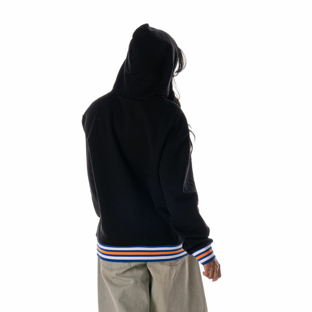 Black New York Knicks The Wild Collective Unisex Custom Rib Tonal Premium Hoodie | NBA