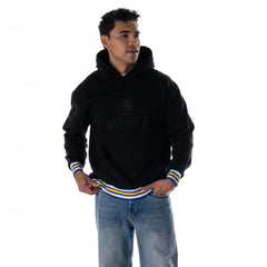 Black Golden State Warriors The Wild Collective Unisex Custom Rib Tonal Premium Hoodie sale | NBA