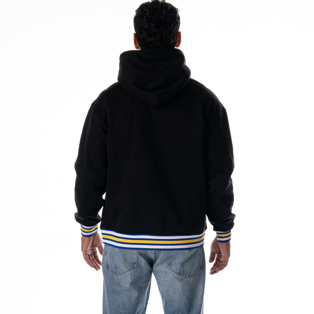 Black Golden State Warriors The Wild Collective Unisex Custom Rib Tonal Premium Hoodie sale | NBA