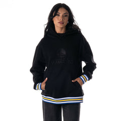 Black Golden State Warriors The Wild Collective Unisex Custom Rib Tonal Premium Hoodie sale | NBA