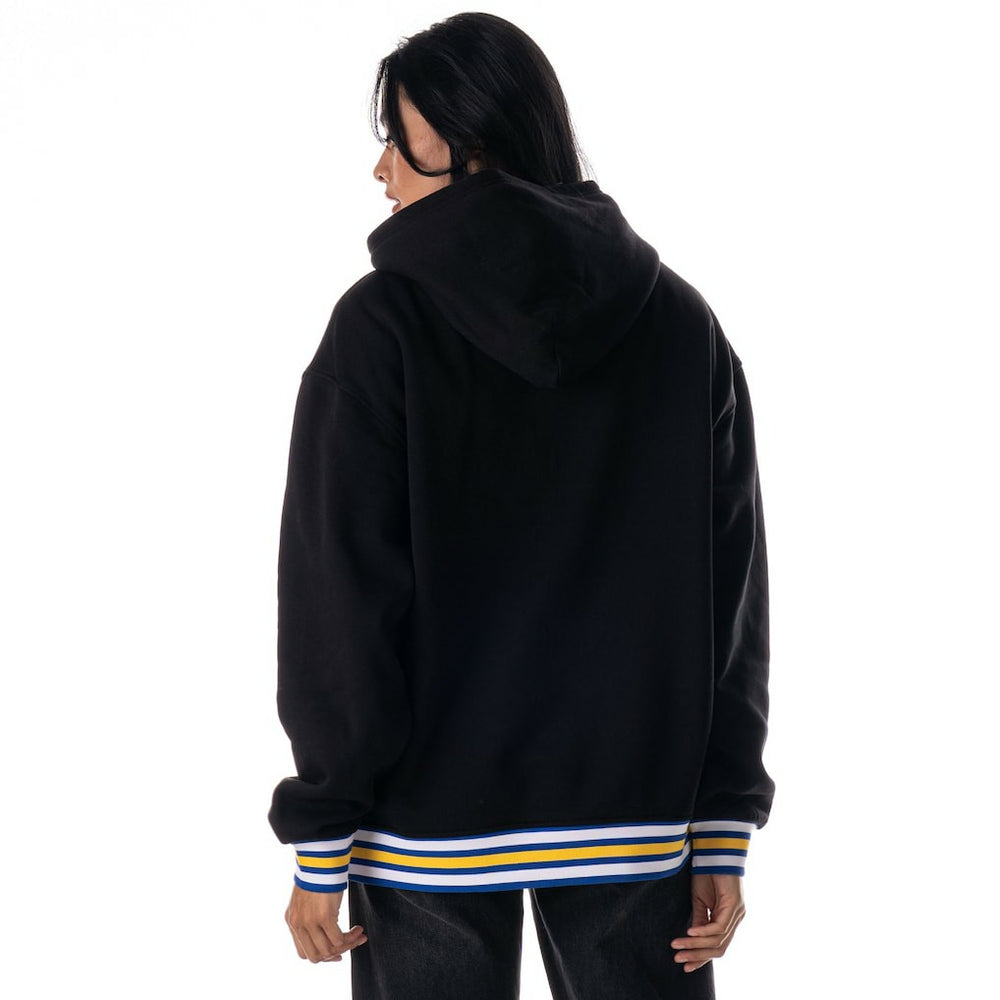 Black Golden State Warriors The Wild Collective Unisex Custom Rib Tonal Premium Hoodie sale | NBA