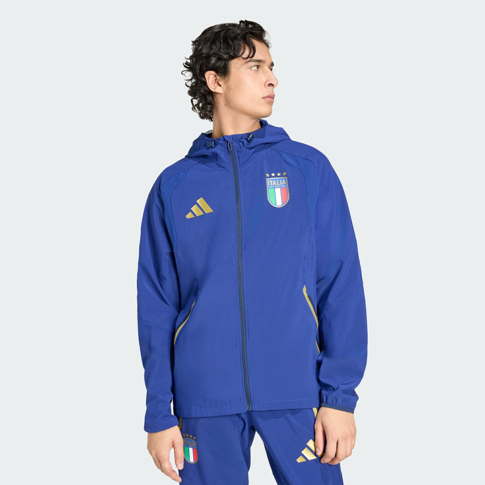 Italy National Team FIFA x World Cup 2026 Full-Zip Travel Windbreaker Jacket for sale - Blue