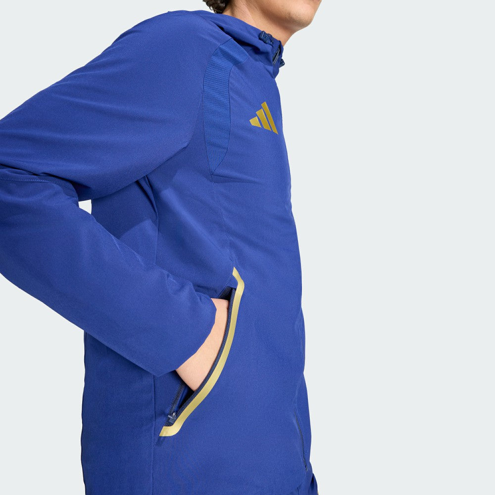 Italy National Team FIFA x World Cup 2026 Full-Zip Travel Windbreaker Jacket for sale - Blue