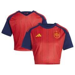 Spain National Team Women's FIFA x World Cup 2026 Home Cropped Replica Jersey