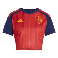 Spain National Team Women's FIFA x World Cup 2026 Home Cropped Replica Jersey