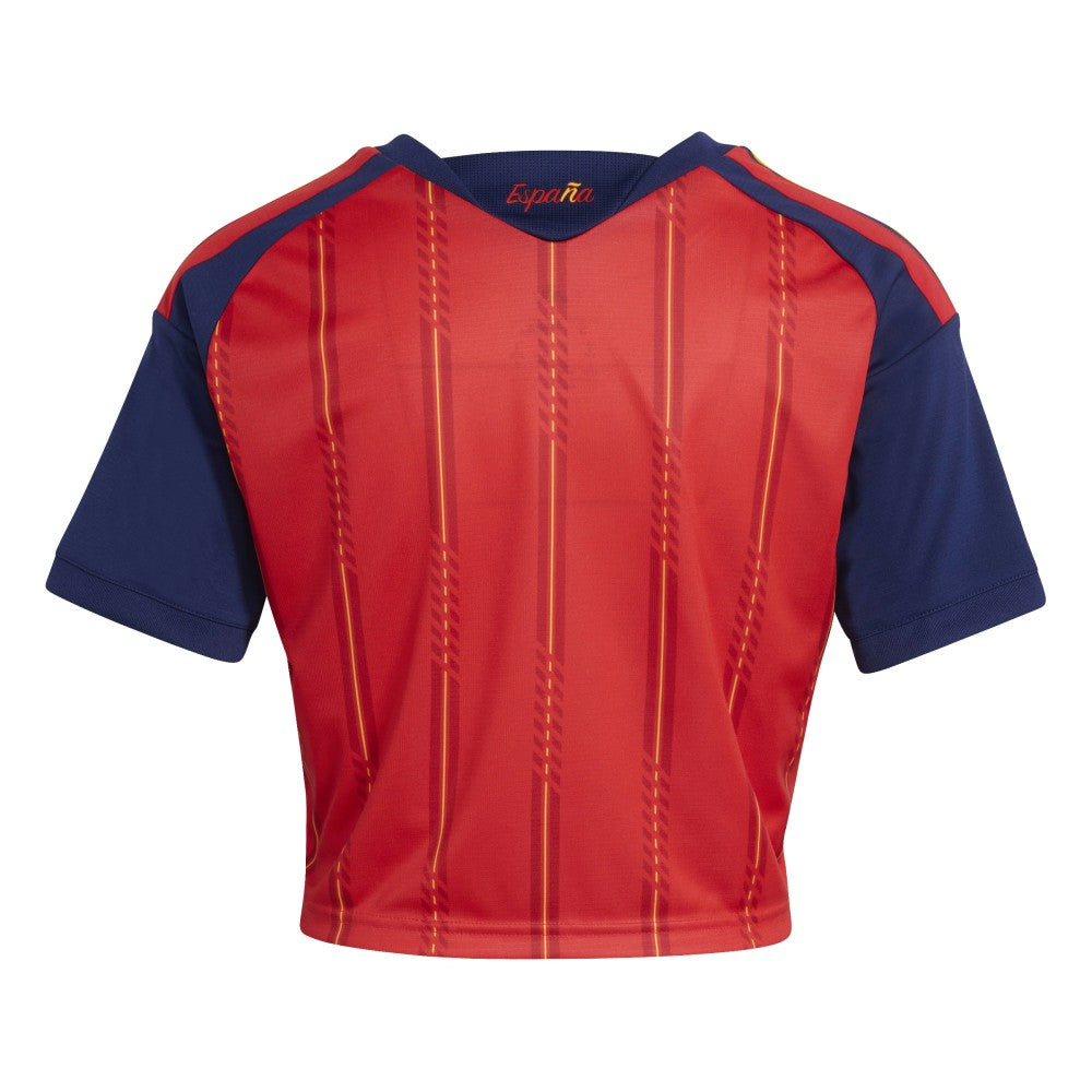 Spain National Team Women's FIFA x World Cup 2026 Home Cropped Replica Jersey