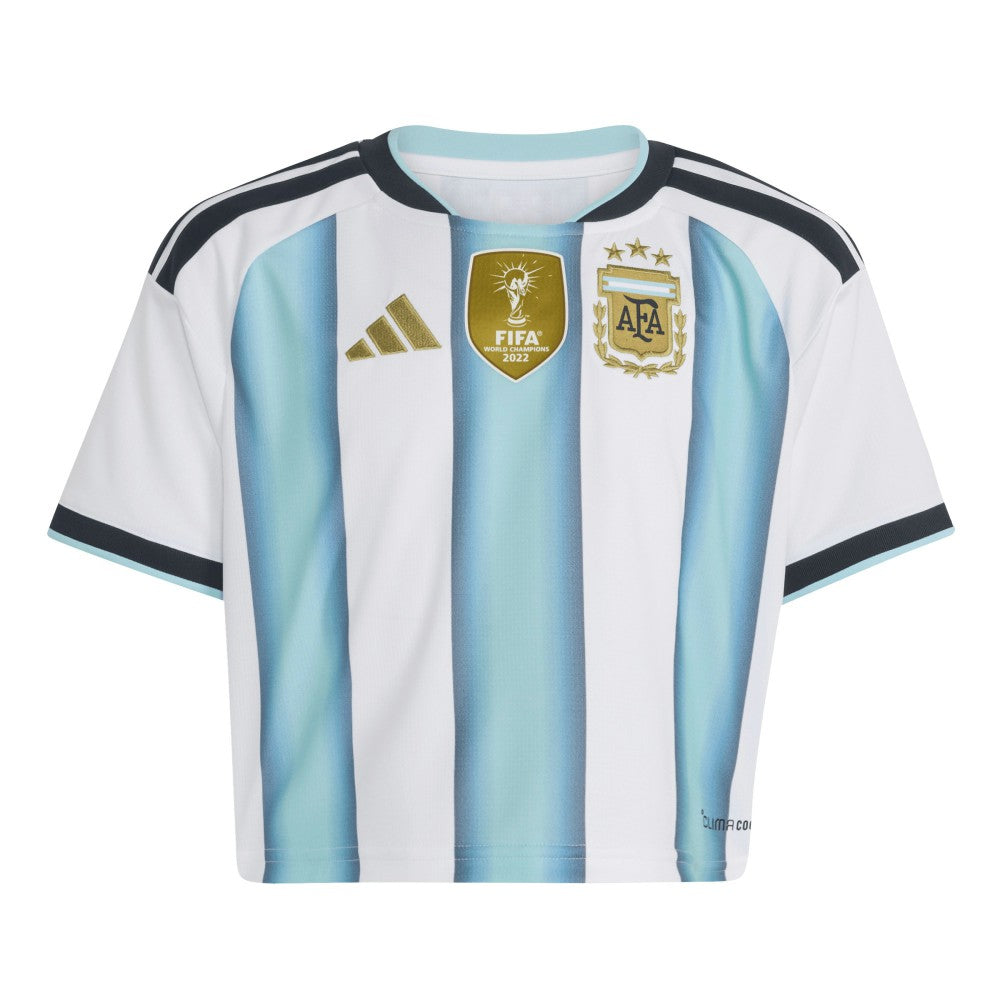 Argentina National Team Women's FIFA x World Cup 2022 Winners Home Cropped Replica Jersey