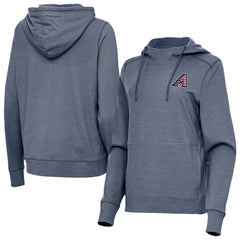 Arizona Diamondbacks Antigua Women's Justice Stars and Stripes Team Logo Pullover Hoodie - MLB Hoodies