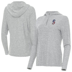 Seattle Mariners Antigua Women's Daybreak Quarter-Zip Hoodie - MLB Hoodies