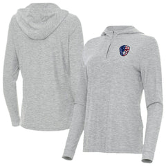 Milwaukee Brewers Antigua Women's Daybreak Quarter-Zip Hoodie - MLB Hoodies