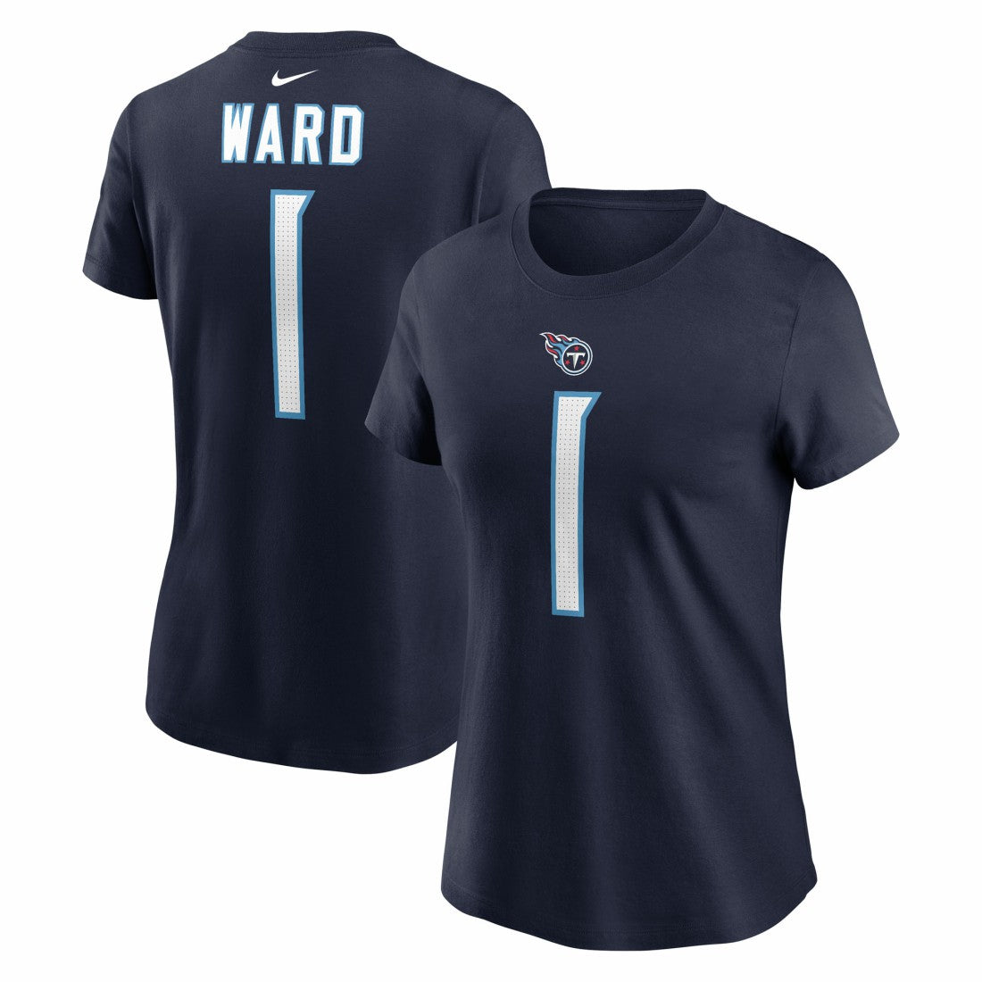 Tennessee Titans Cameron Ward  Women's Name & Number T-Shirt | NFL Online