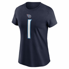 Tennessee Titans Cameron Ward  Women's Name & Number T-Shirt | NFL Online