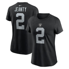 Las Vegas Raiders Ashton Jeanty  Women's Name & Number T-Shirt | NFL On sale